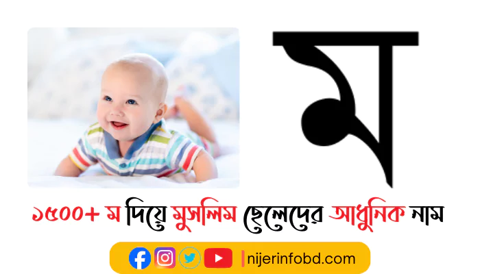 ম দিয়ে মুসলিম ছেলেদের আধুনিক নাম ও সঠিক অর্থ - আপডেট ম দিয়ে মুসলিম ছেলেদের